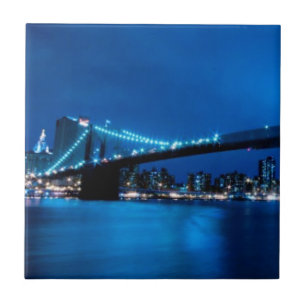 Azulejo De Cerâmica Ponte de Brooklyn, New York