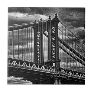 Azulejo De Cerâmica Ponte Manhattan da NYC BW A1