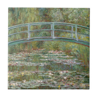 Azulejo De Cerâmica Ponte Monet Art sobre um Pond de Leilões de Água
