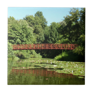 Azulejo De Cerâmica Ponte no lago Centenário na cidade de Ellicott