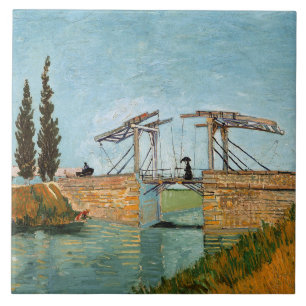 Azulejo De Cerâmica Ponte Vincent Van Gogh Vintage Langlois em Arles
