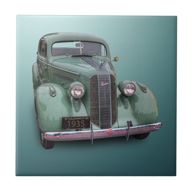 AZULEJO DE CERÂMICA  PONTIAC 1935 (Frente)