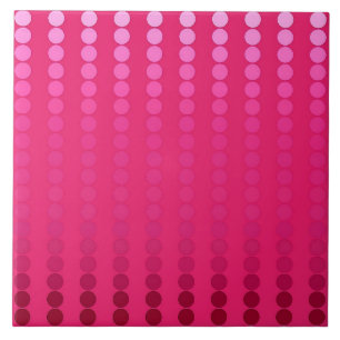 Azulejo De Cerâmica Pontos do cetim - máscaras do rosa fúcsia