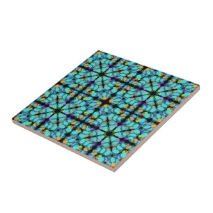 Azulejo De Cerâmica Pontos Passados Coloridos Padrão de Repetição Tran