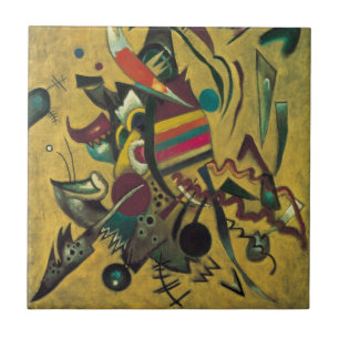 Azulejo De Cerâmica Pontos por Wassily Kandinsky, Expressionismo Vinta