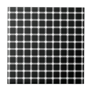 Azulejo De Cerâmica Pontos pretos de desaparecimento do design da