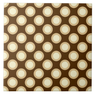 Azulejo De Cerâmica Pontos retrorreflectores dentro de círculo, choco