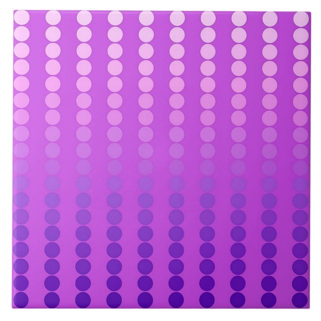Azulejo De Cerâmica Pontos satíricos - violeta e orquídea (Frente)