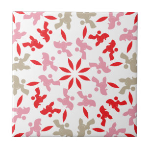 Azulejo De Cerâmica Poodle Patternd