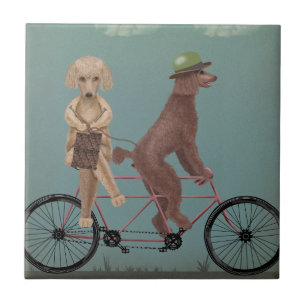 Azulejo De Cerâmica Poodle Tandem