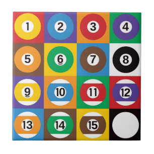 Azulejo De Cerâmica Pop Art Piscina Balls