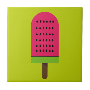 Azulejo De Cerâmica Pop Art polo de melancia fruta