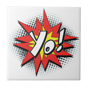 Azulejo De Cerâmica Pop art Yo cómico!