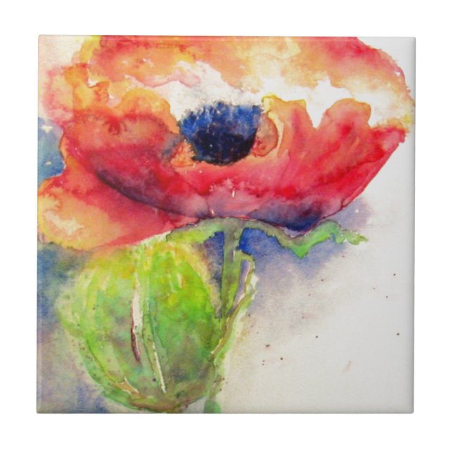 Azulejo De Cerâmica Poppy (Frente)