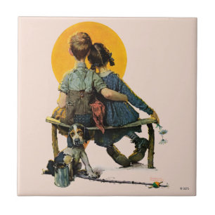 Azulejo De Cerâmica Por do sol