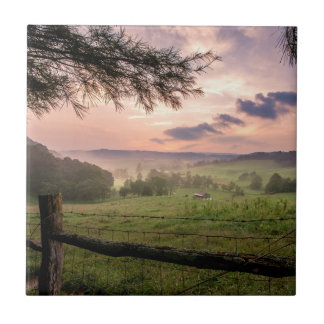 Azulejo De Cerâmica Por do sol de Virgínia