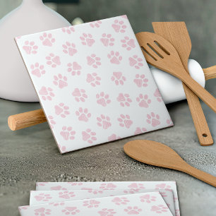 Azulejo De Cerâmica Porcas, Patas-Cachorros, Patas-Rosa-Bebês