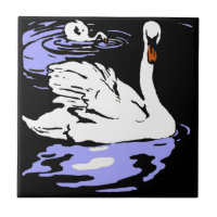 Porta copos De Corte Vitoriano Em Greve - Cisnes