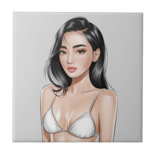 Azulejo De Cerâmica Porta copos de Glam da Praia