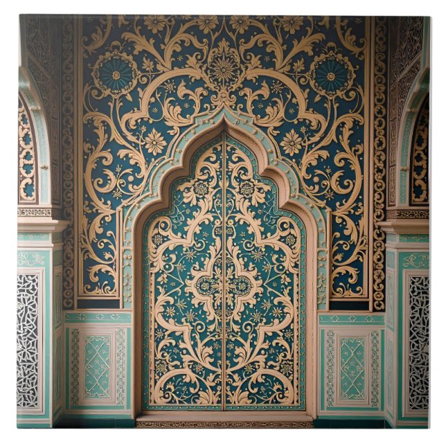 Azulejo De Cerâmica Portal to the Gilded Garden (Frente)