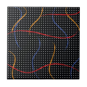 Azulejo De Cerâmica Portas e Splatter de Pintura Retroativa