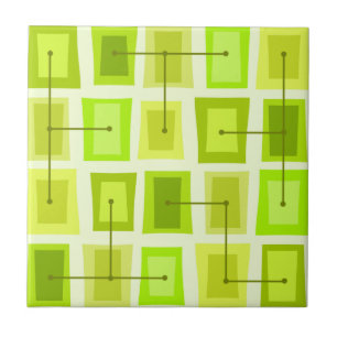 Azulejo De Cerâmica Portas Wonky Menor Chartreuse