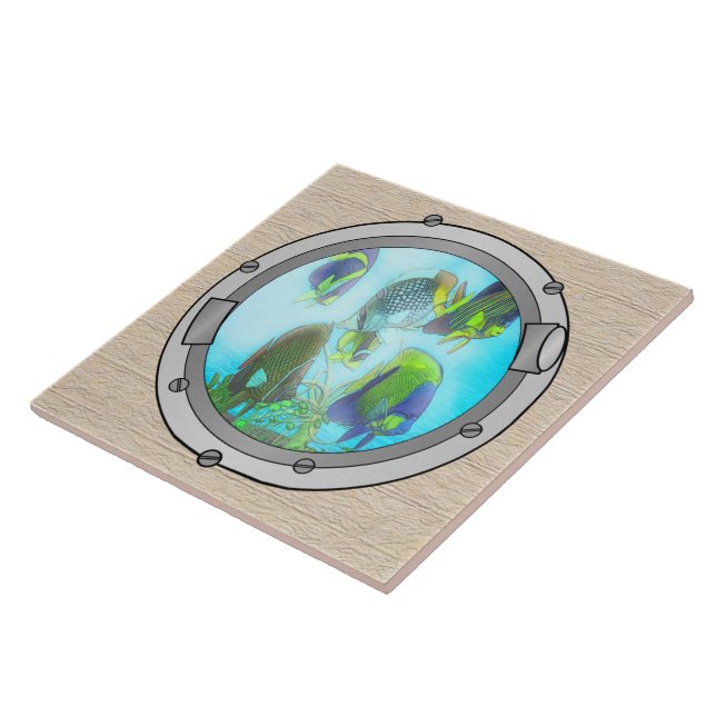 Azulejo De Cerâmica Portholes de triplet (Lateral)