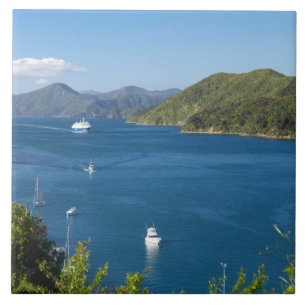 Azulejo De Cerâmica Porto de Picton, Marlborough Sounds, Sul
