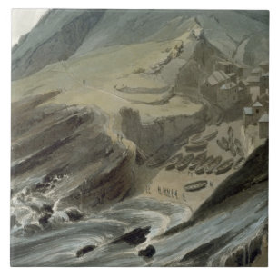 Azulejo De Cerâmica Porto Looe, Cornualha, 'de uma viagem em torno do