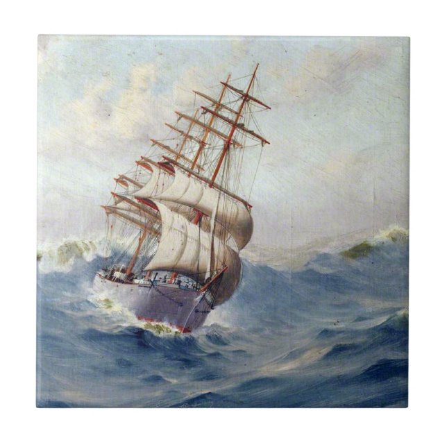 Azulejo De Cerâmica Portpatrick 1900s (Frente)