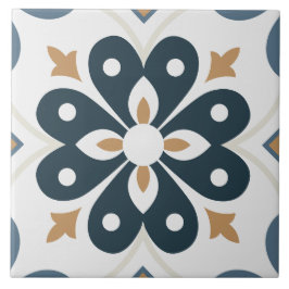 Azulejo De Cerâmica Portugal, azul trabalho de arte ornamental fino e