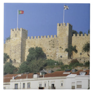 Azulejo De Cerâmica Portugal, Lisboa. Castelo de São Jorge.
