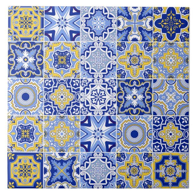 Azulejo De Cerâmica Portuguese Tiles Pattern Ceramic Tile  (Frente)