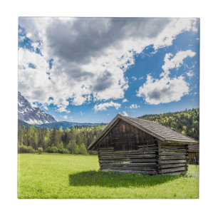 Azulejo De Cerâmica Posto Zugspitze Alm Panorama Garmisch-Partenkirche