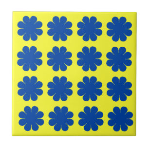 Azulejo De Cerâmica Potência de Flor Personalizável
