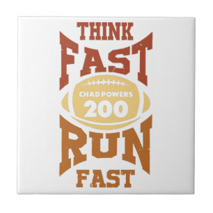 Azulejo De Cerâmica Potências do Chade - Pense no Fast Run (Execução R