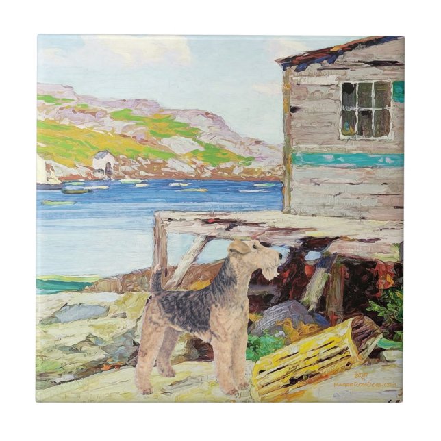 Azulejo De Cerâmica Potes de lagosta (Frente)