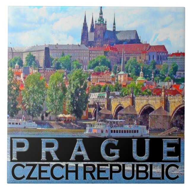 Azulejo De Cerâmica Praga (Frente)