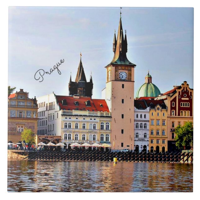 Azulejo De Cerâmica Praga, República Checa, (Frente)