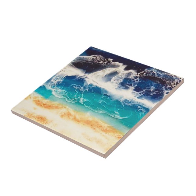 Azulejo De Cerâmica Praia (Lateral)