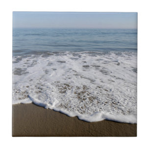 Azulejo De Cerâmica Praia/Areia/Ondas
