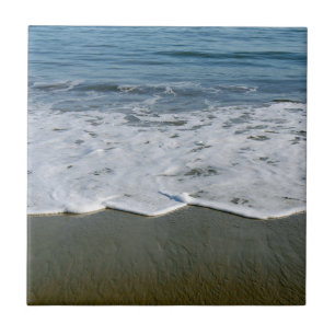 Azulejo De Cerâmica Praia/Areia/Ondas