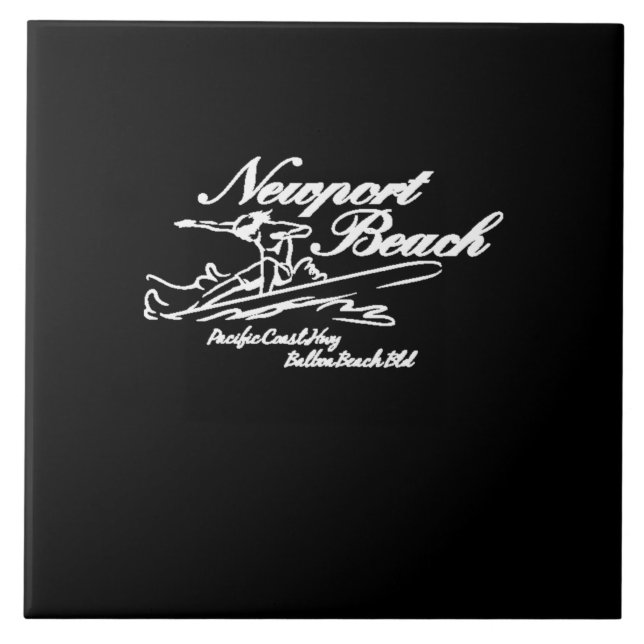 Azulejo De Cerâmica praia de newport (Frente)