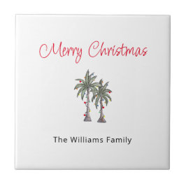 Azulejo De Cerâmica Praia de Palmeiras de Natal Tropical