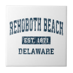 Azulejo De Cerâmica Praia de Rehoboth Delaware DE Design Esportivo Ant