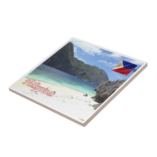 Azulejo De Cerâmica Praia do zPH005 de MATINLOC ISLAND Filipinas