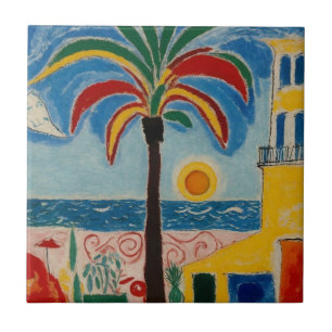 Azulejo De Cerâmica Praia Tropical Mediterrânica Colorida