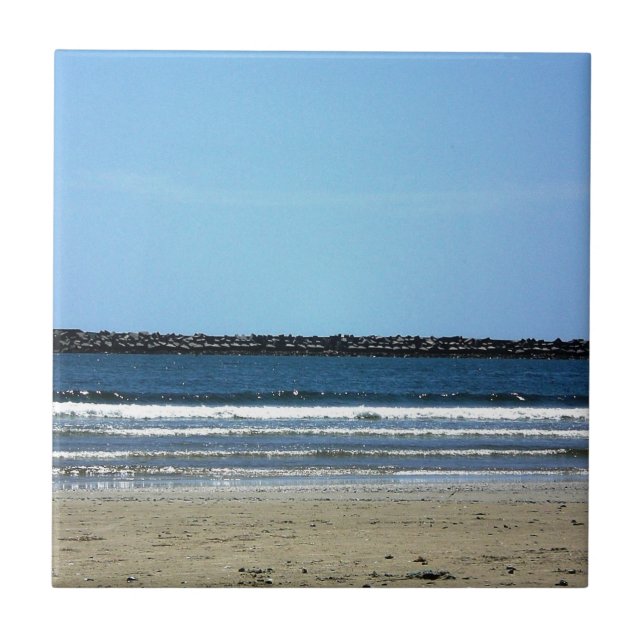 Azulejo De Cerâmica Praia Uruguai de Paloma do La (Frente)