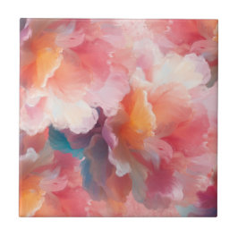 Azulejo De Cerâmica Prato de Papel Floral