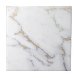 Azulejo De Cerâmica Premium Elegante Moderno de Glitter Dourado Branco